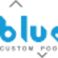 Blue Custom Pools logo