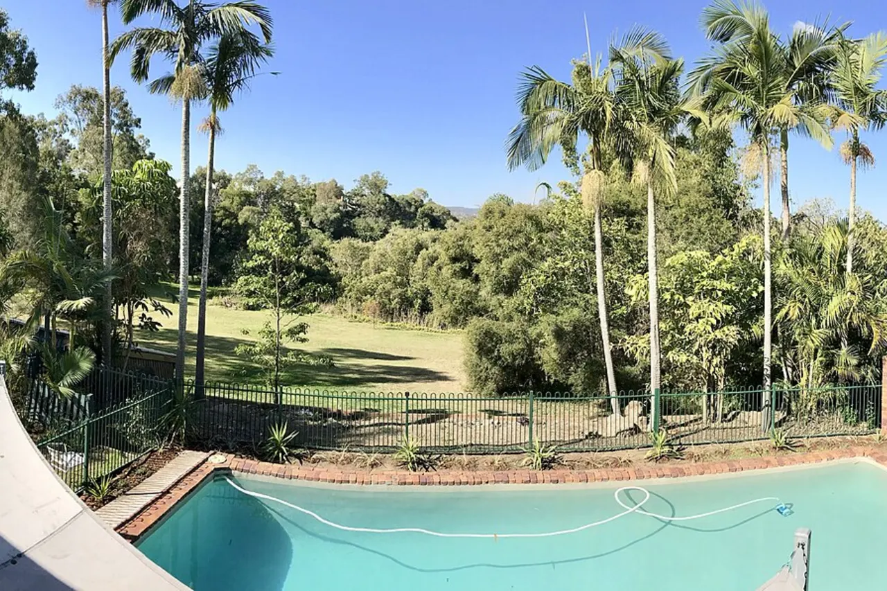 Stock photo of a pool project of the kind Bluebonnet Custom Pools Inc. takes on in Spring