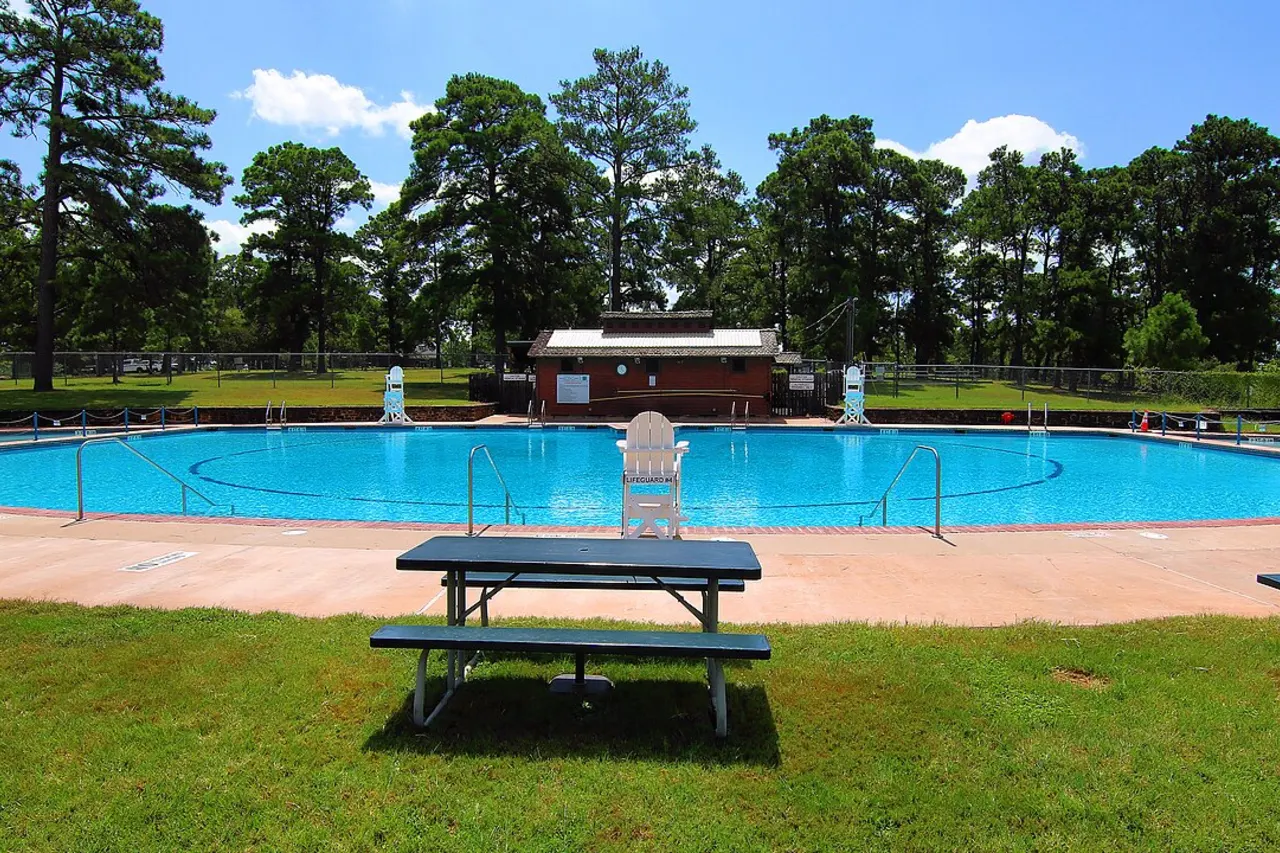 Stock photo of a pool project of the kind Professional Pool Supply takes on in Spring