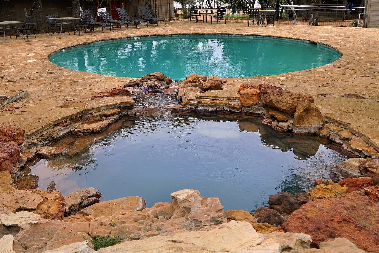 Stock photo of a pool project of the kind Keith Zars Pools San Antonio takes on in San Antonio